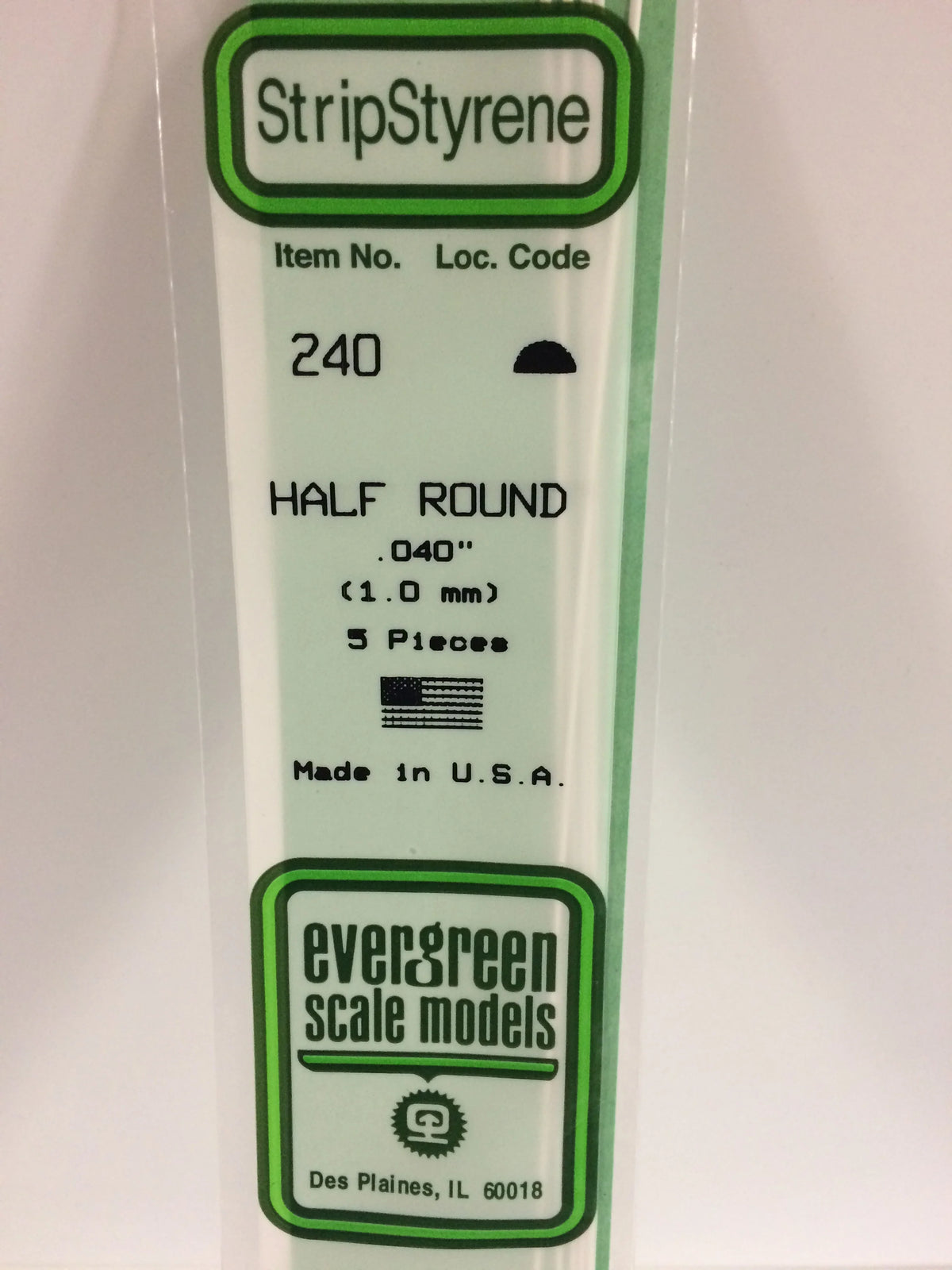 .040" Half Round