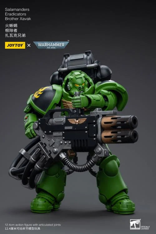 Warhammer 40K Salamanders Eradicators Brother Xavak 1/18 Scale Action Figure