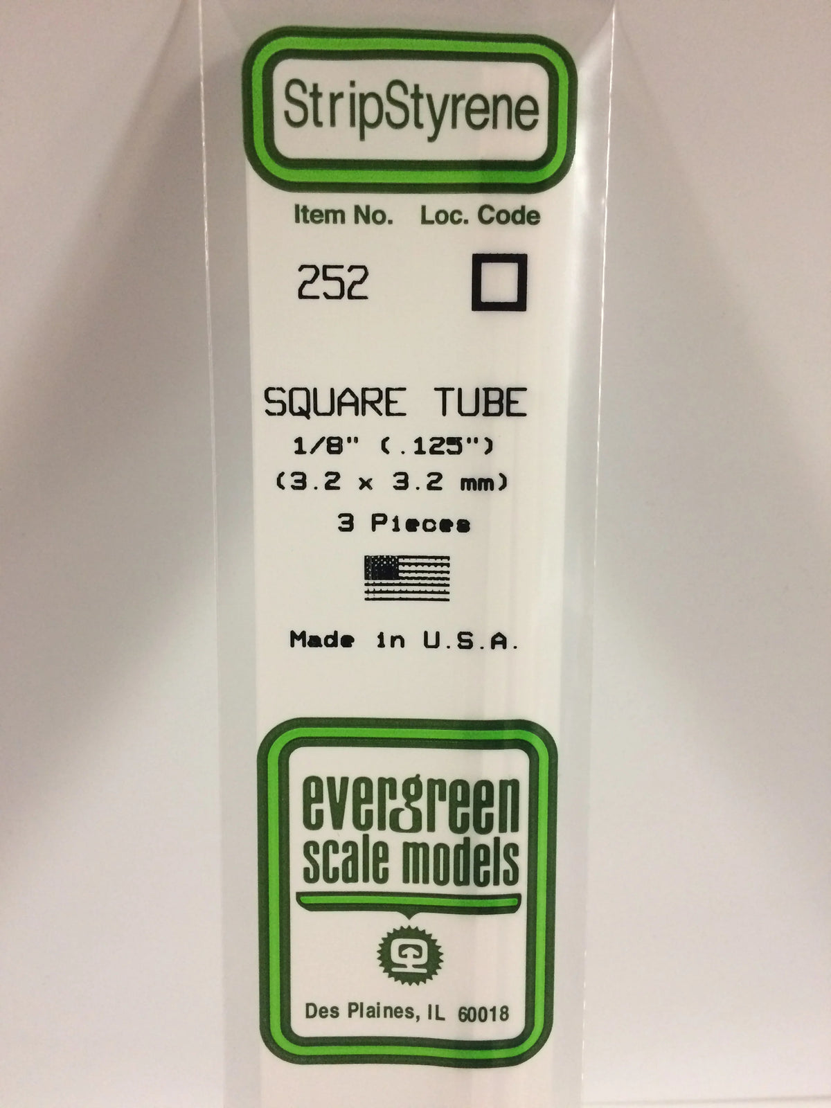 .125 Square Tube