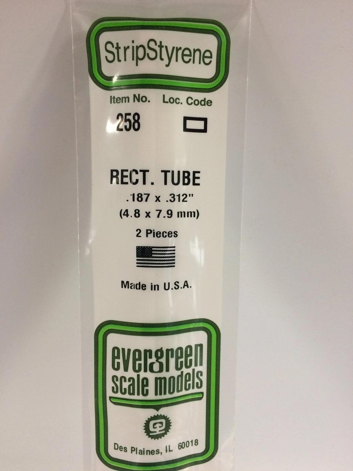 .187 x .312 Rectang Tube