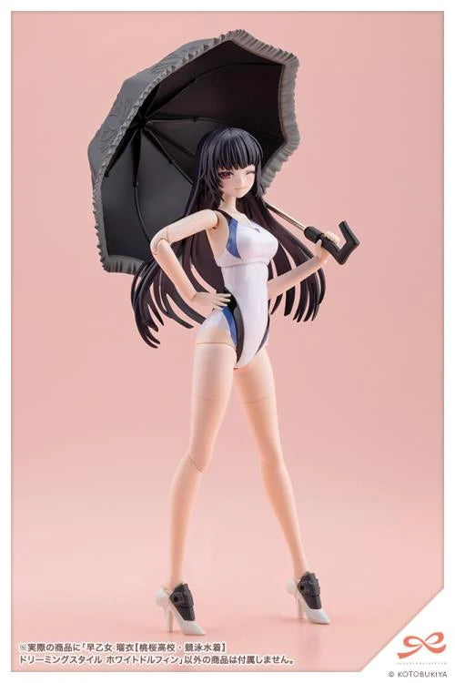 Sousai Shoujo Teien Rui Saotome (Touou High School Competitive Swimsuit) (Dreaming Style White Dolphin) 1/10 Scale Model Kit