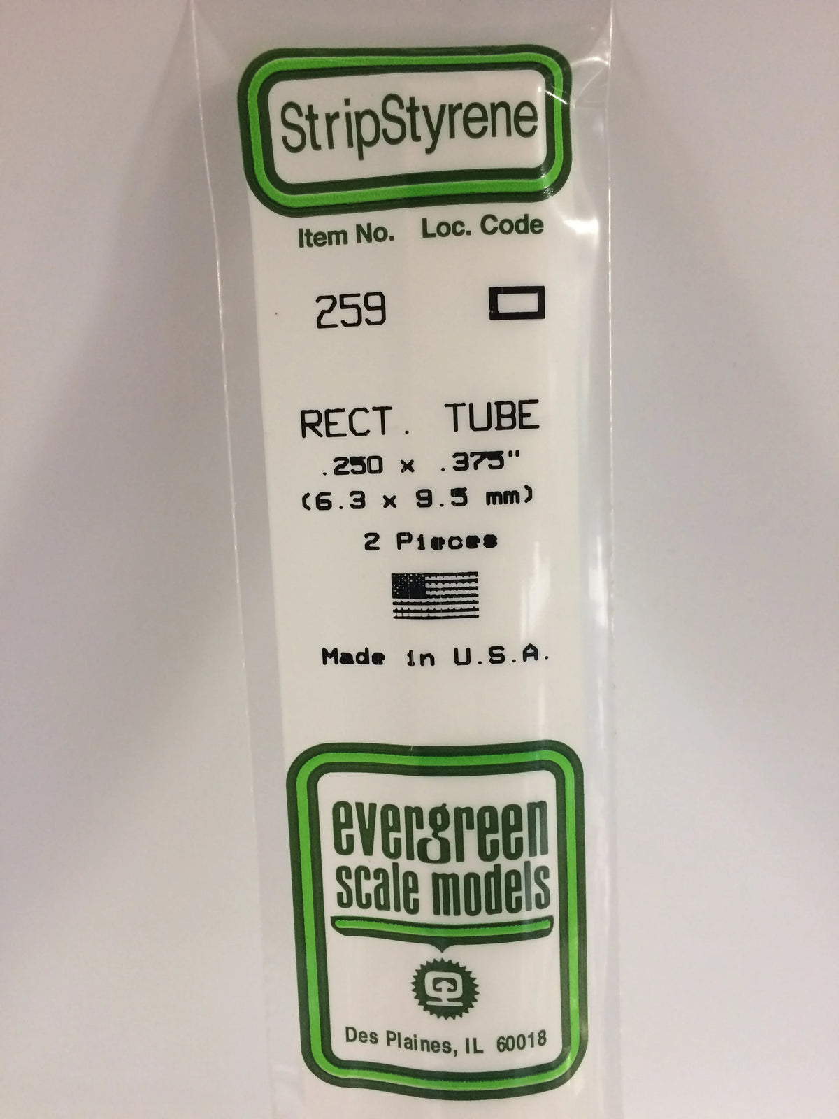 .250 x .375 Rectang Tube