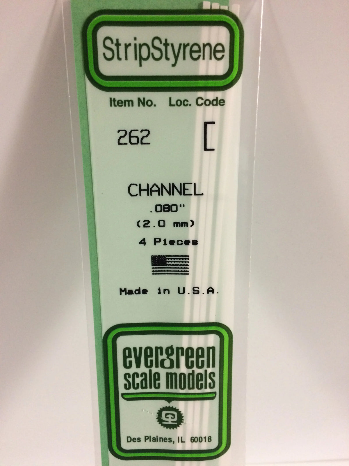 .080 X 2.0mm Channel