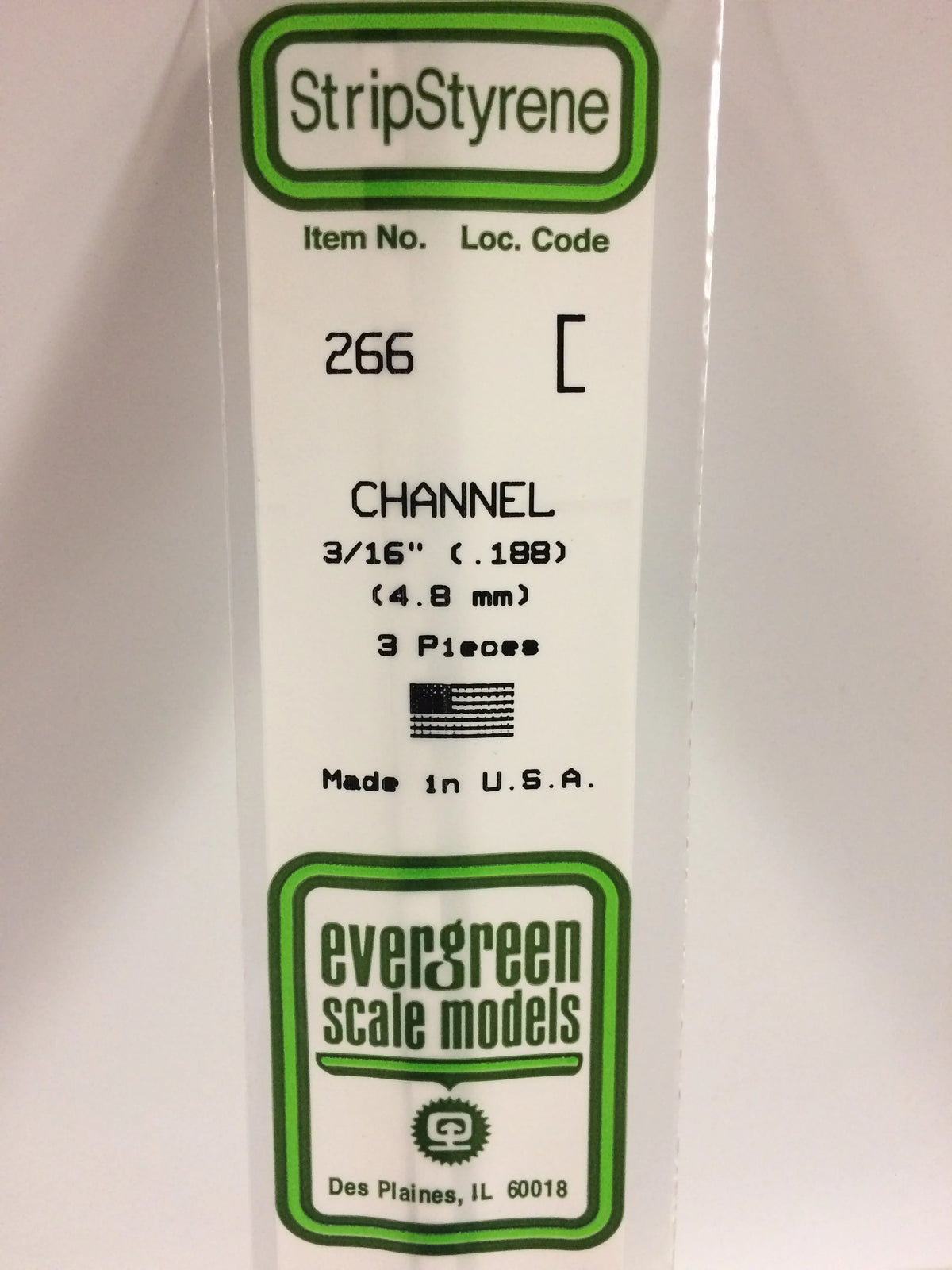 .188 X 4.8mm Channel