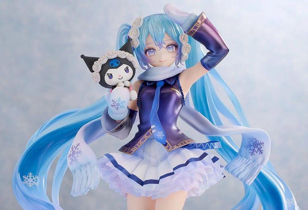 Vocaloid Snow Miku x Kuromi 1/7 Scale Figure