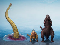 Shin Godzilla S.H.MonsterArts Godzilla 2nd Form & 3rd Form & Giant Unidentified Creature Action Figure Set