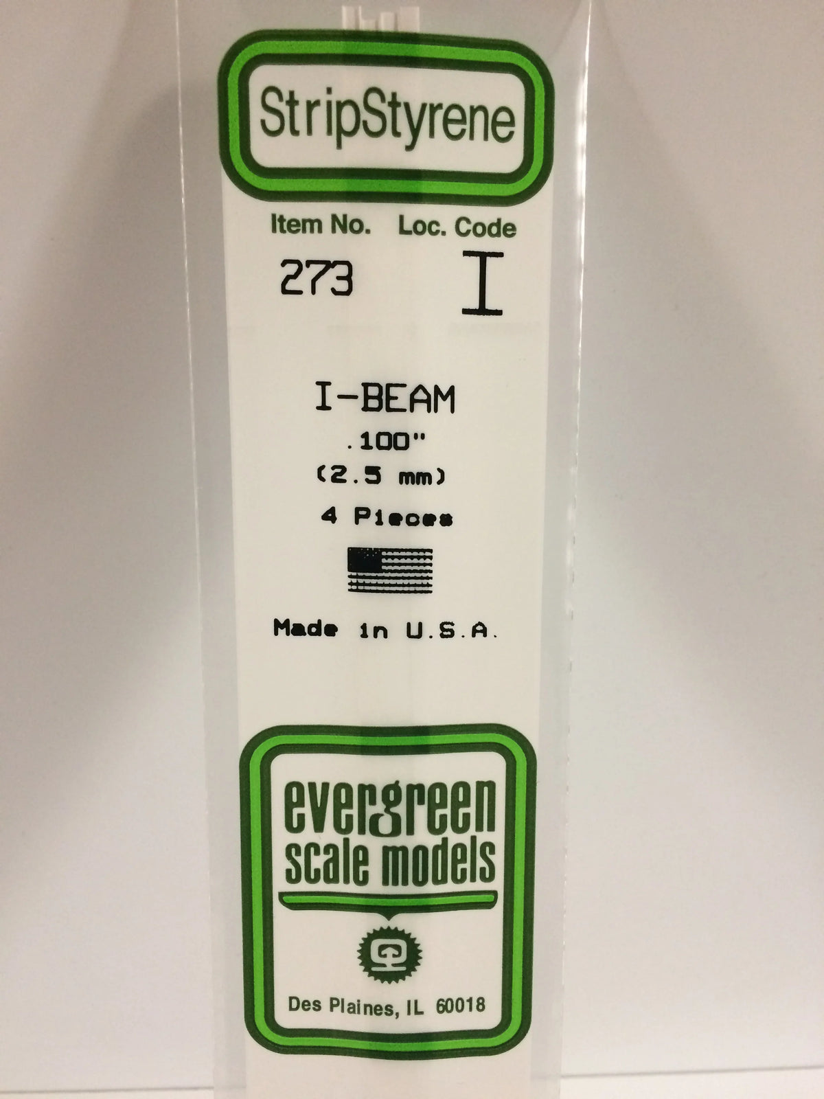 .100 X 2.5mm I Beam