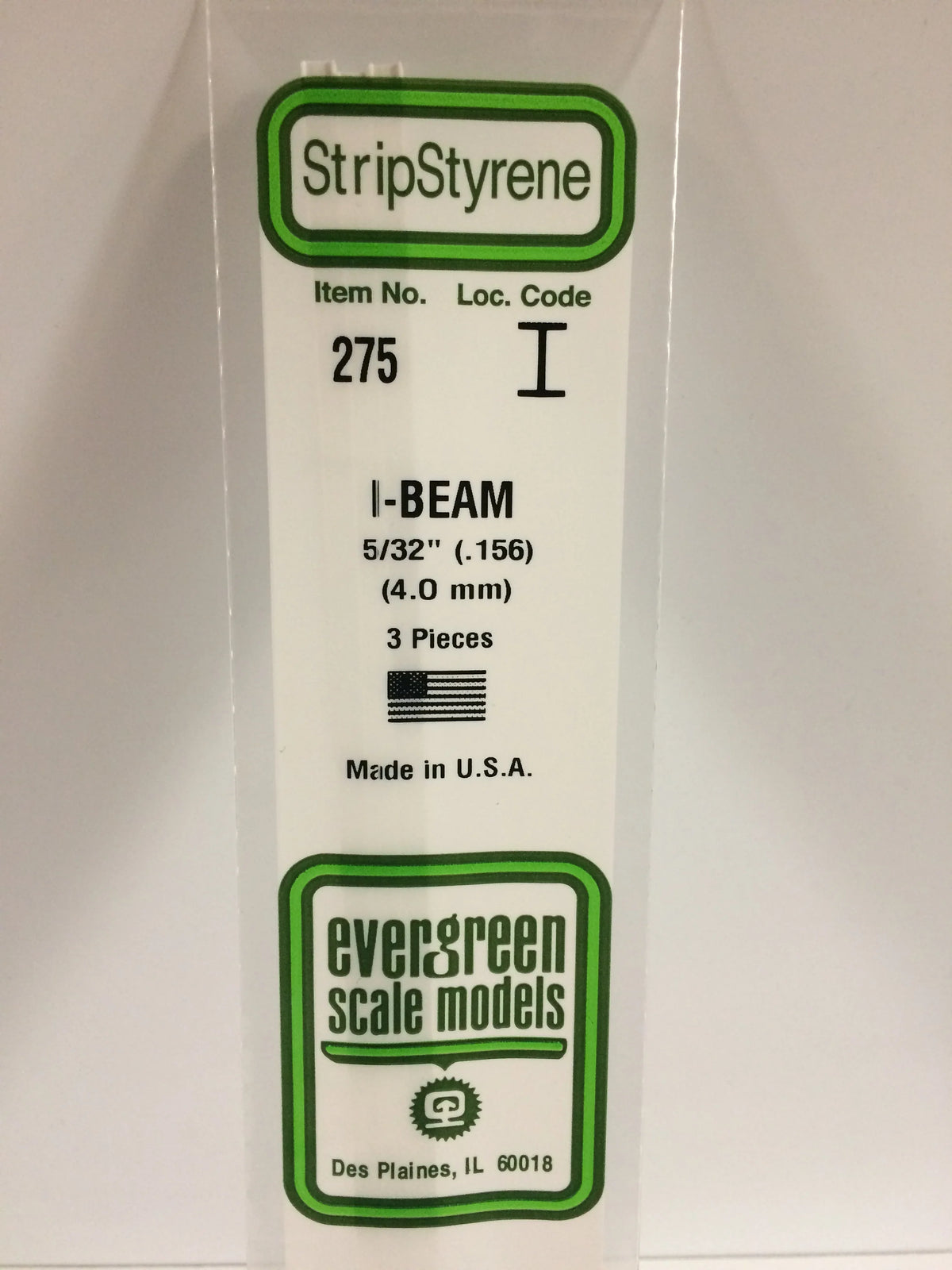 .156 X 4.0mm I Beam