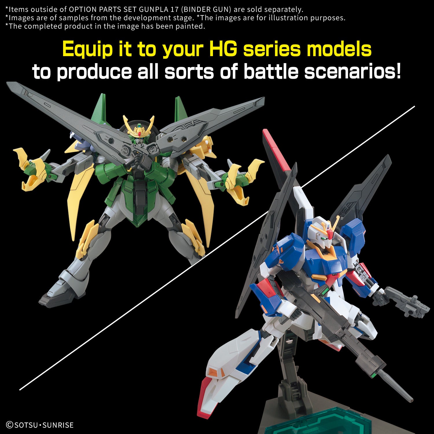 Mobile Suit Gundam Option Parts Set Gunpla 17 Binder Gun 1/144 Scale M ...