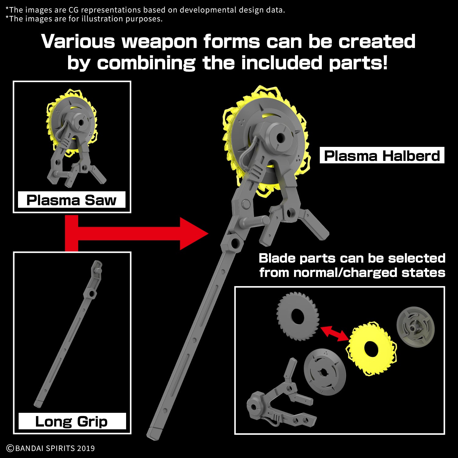 30 Minutes Missions Customize Weapons (Plasma Weapon) 1/144 Scale Acce ...