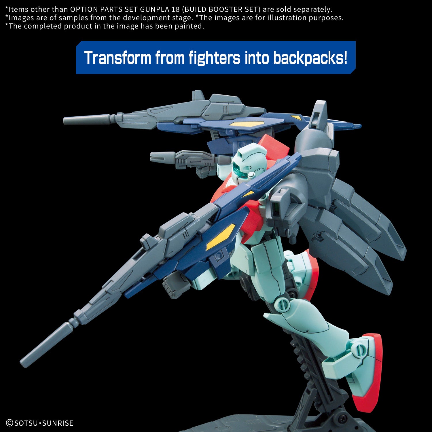 Gundam Build Option Parts Set Gunpla 18 Build Booster 1/144 Scale Aces ...