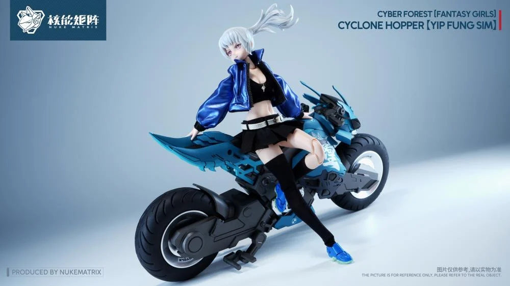 Cyber Forest Fantasy Girls Cyclone Hopper Yip Fung Sim 1/12 Scale Model Kit (With Bonus)