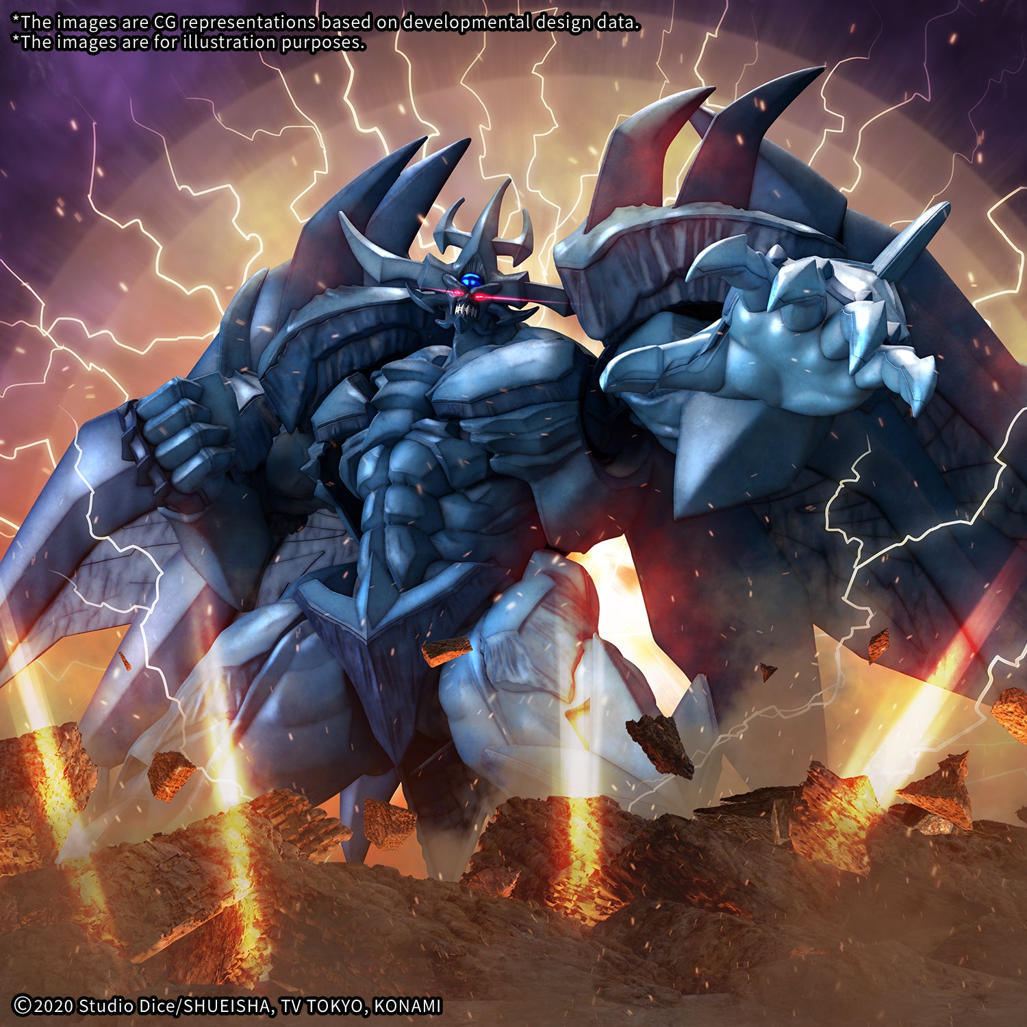 Yu-Gi-Oh! Figure-rise Standard Amplified Obelisk the Tormentor Model K ...