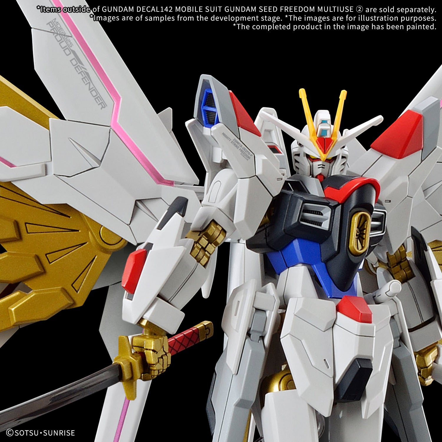 Gundam Decal No.142 Mobile Suit Gundam SEED Freedom 1/144 Scale General Purpose 2 Decal Sheets