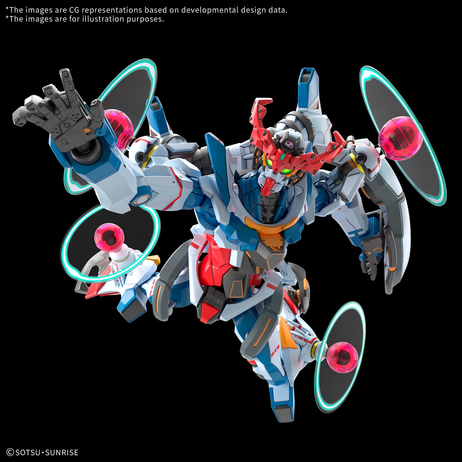 HGGQ 1/144 #13 GQuuuuuuX (Endymion Unit Awakening)