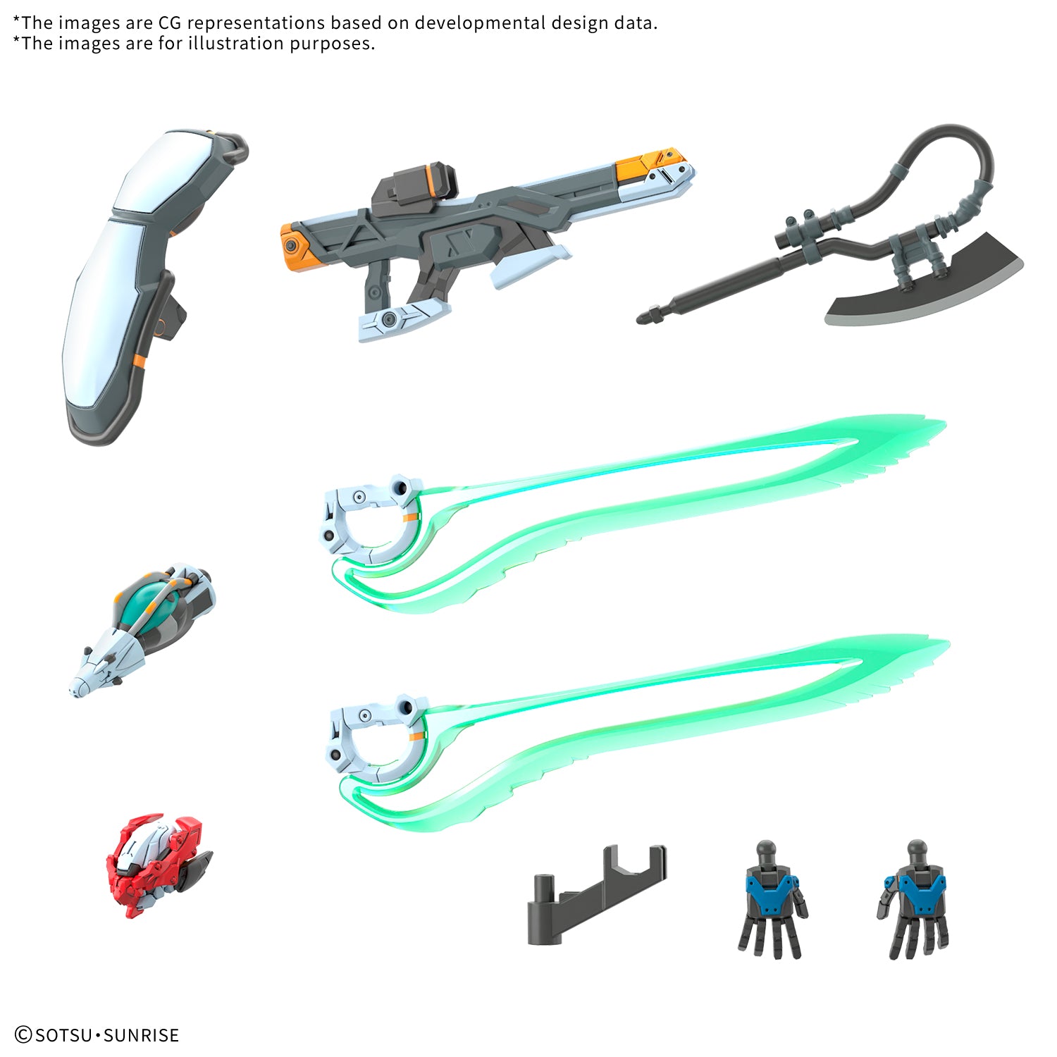 HGGQ 1/144 #13 GQuuuuuuX (Endymion Unit Awakening)