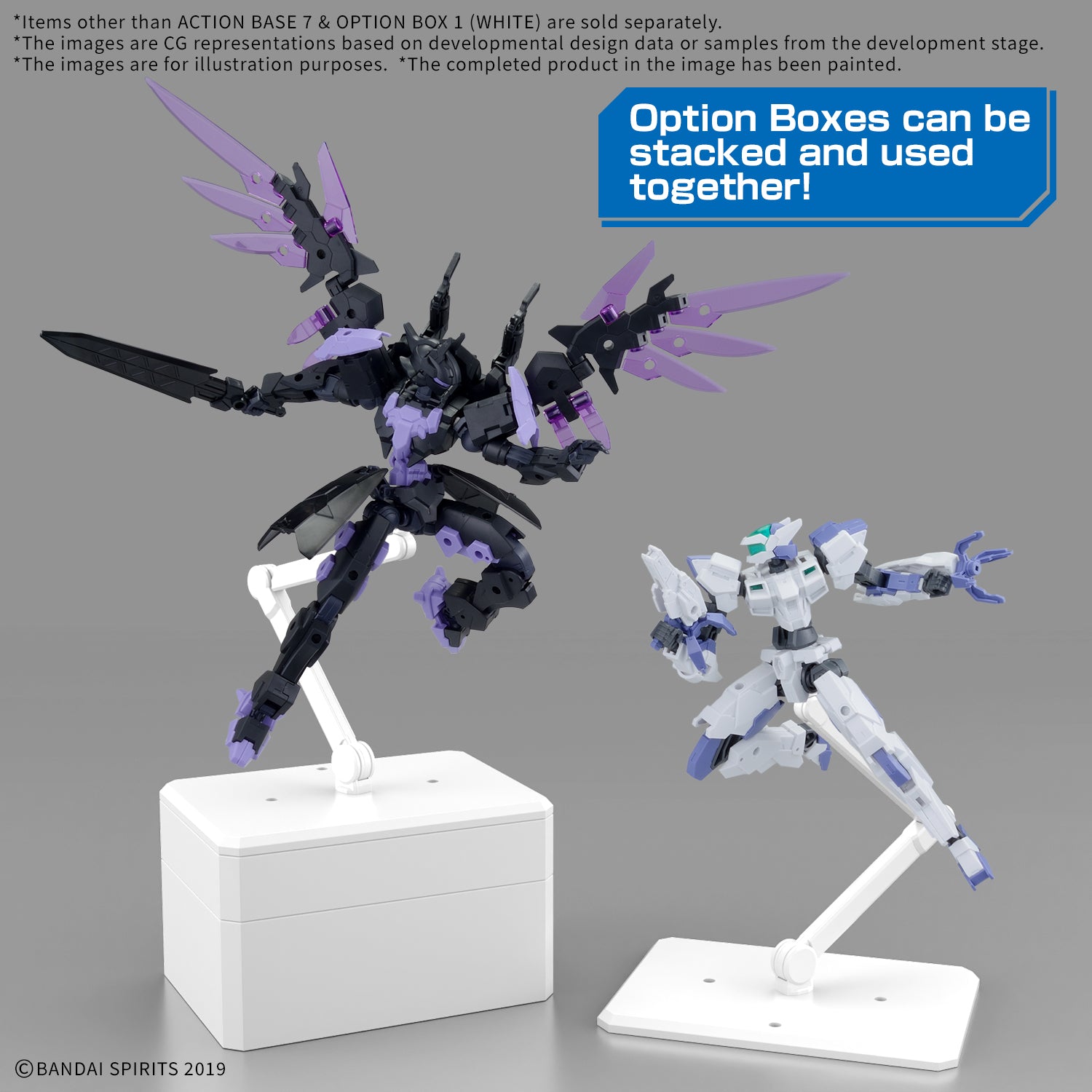 1/144 White Action Base 7 & Option Box