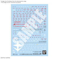 Gundam Decal No.143 Mobile Suit Gundam Hathaway The Sorcery of Nymph Circe 1/44 Scale General Purpose Decal Set