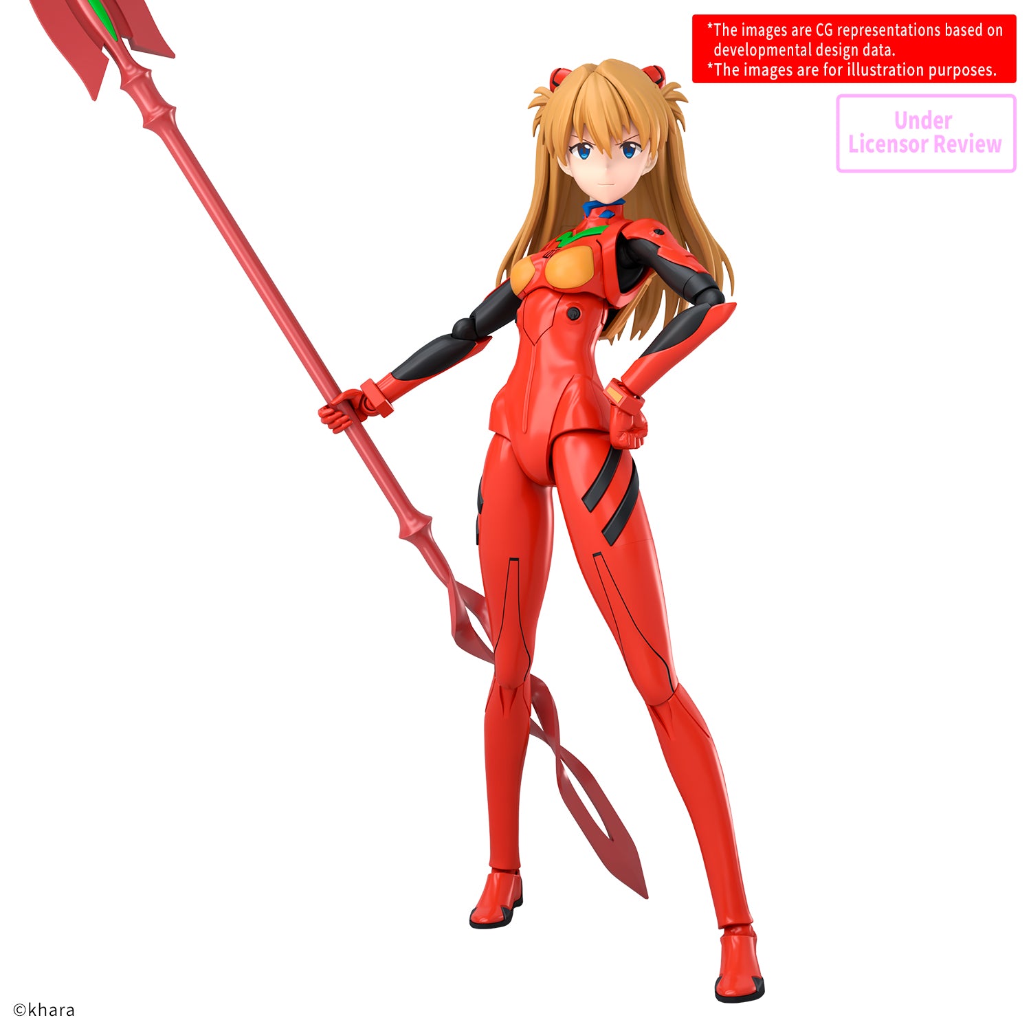 Rebuild of Evangelion 30 Minutes Preference Asuka Shikinami Langley (Plug Suit Ver.) Model Kit