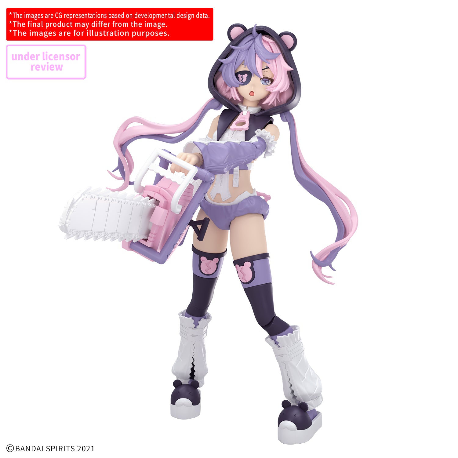 【ジャンク】30 MINUTES SISTERS フィギュアセット 30 Minutes Sisters SIS-J00 Merunja (Color A) Model Kit – USA