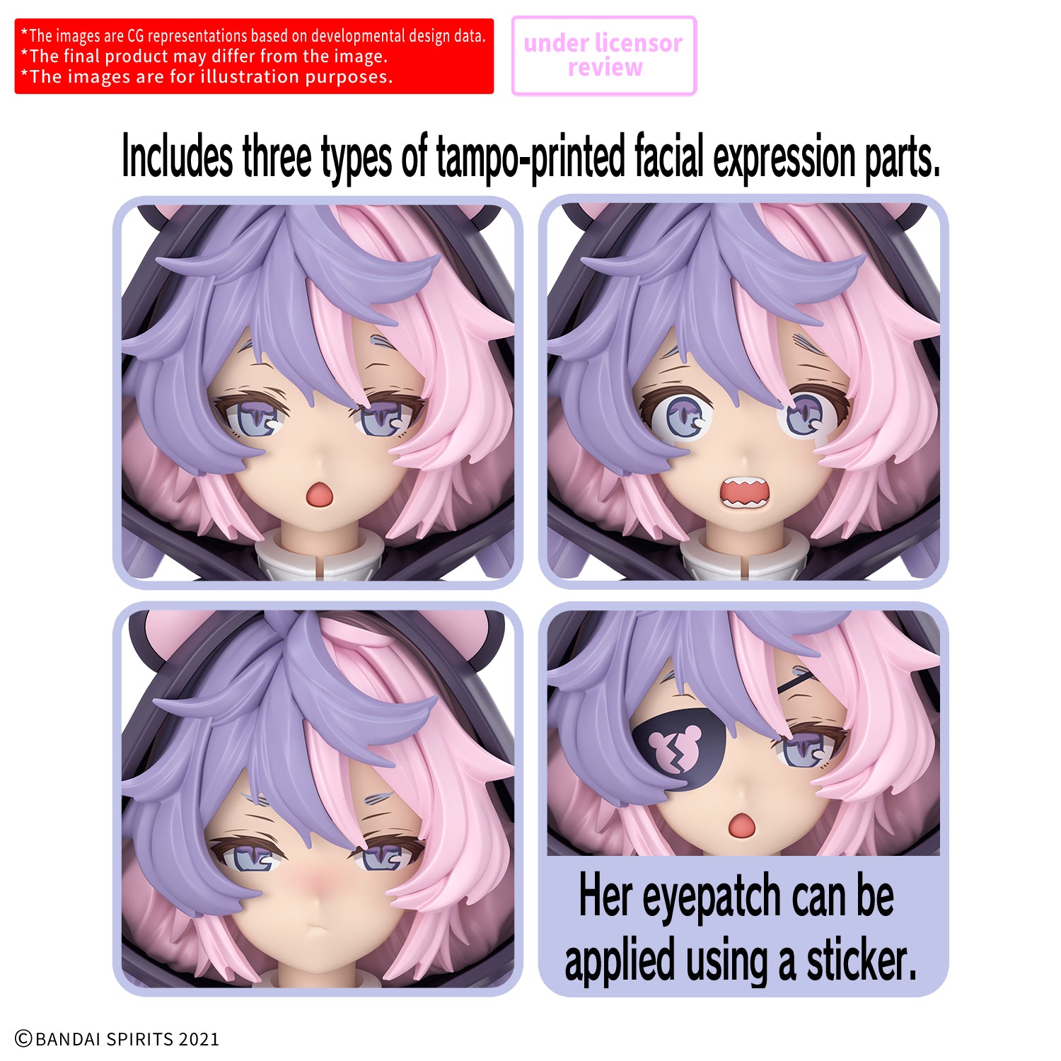 【ジャンク】30 MINUTES SISTERS フィギュアセット 30 Minutes Sisters SIS-J00 Merunja (Color A) Model Kit – USA