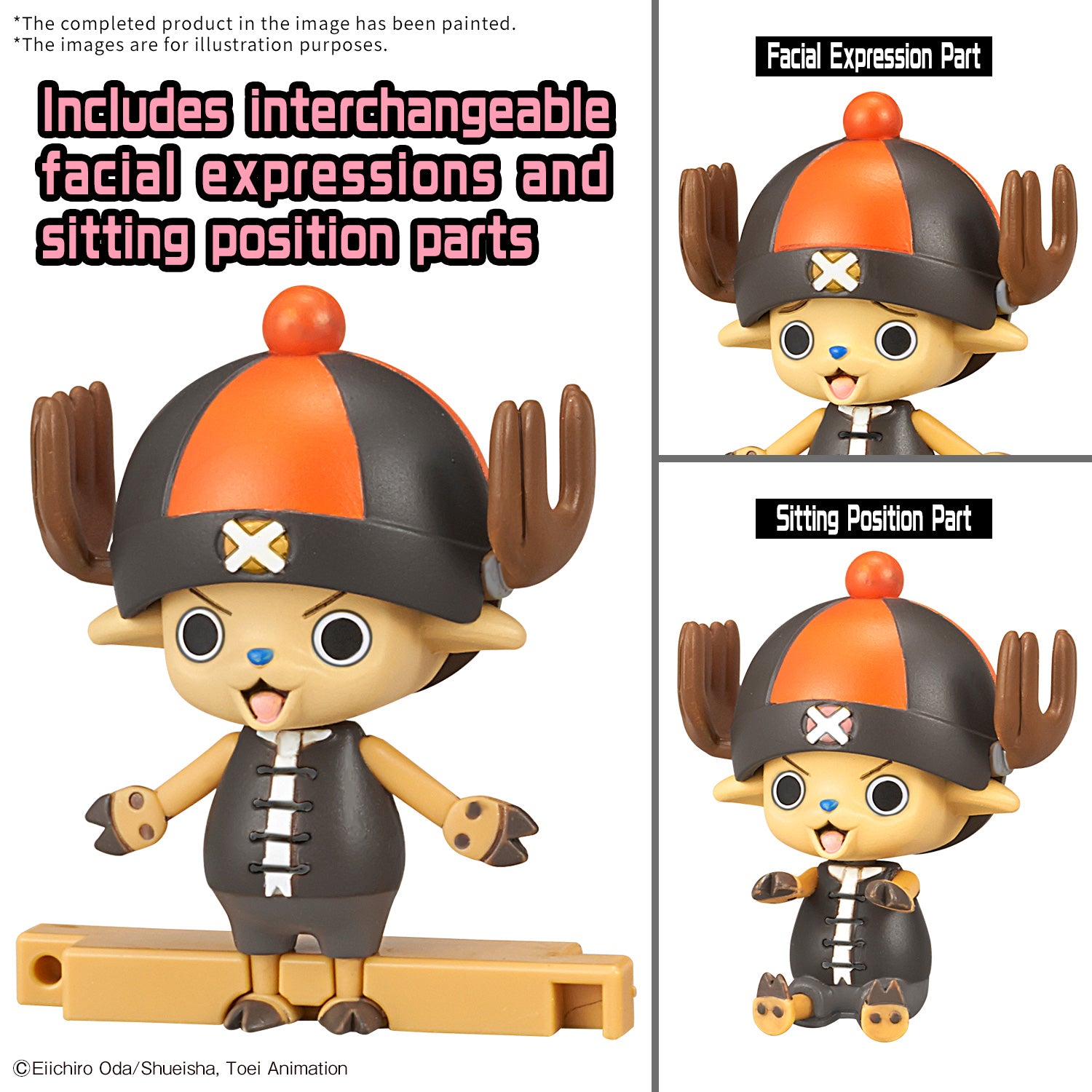 One Piece Chopper Robo 04 Kung Fu Tracer & 05 Walk Hopper Model Kit Set