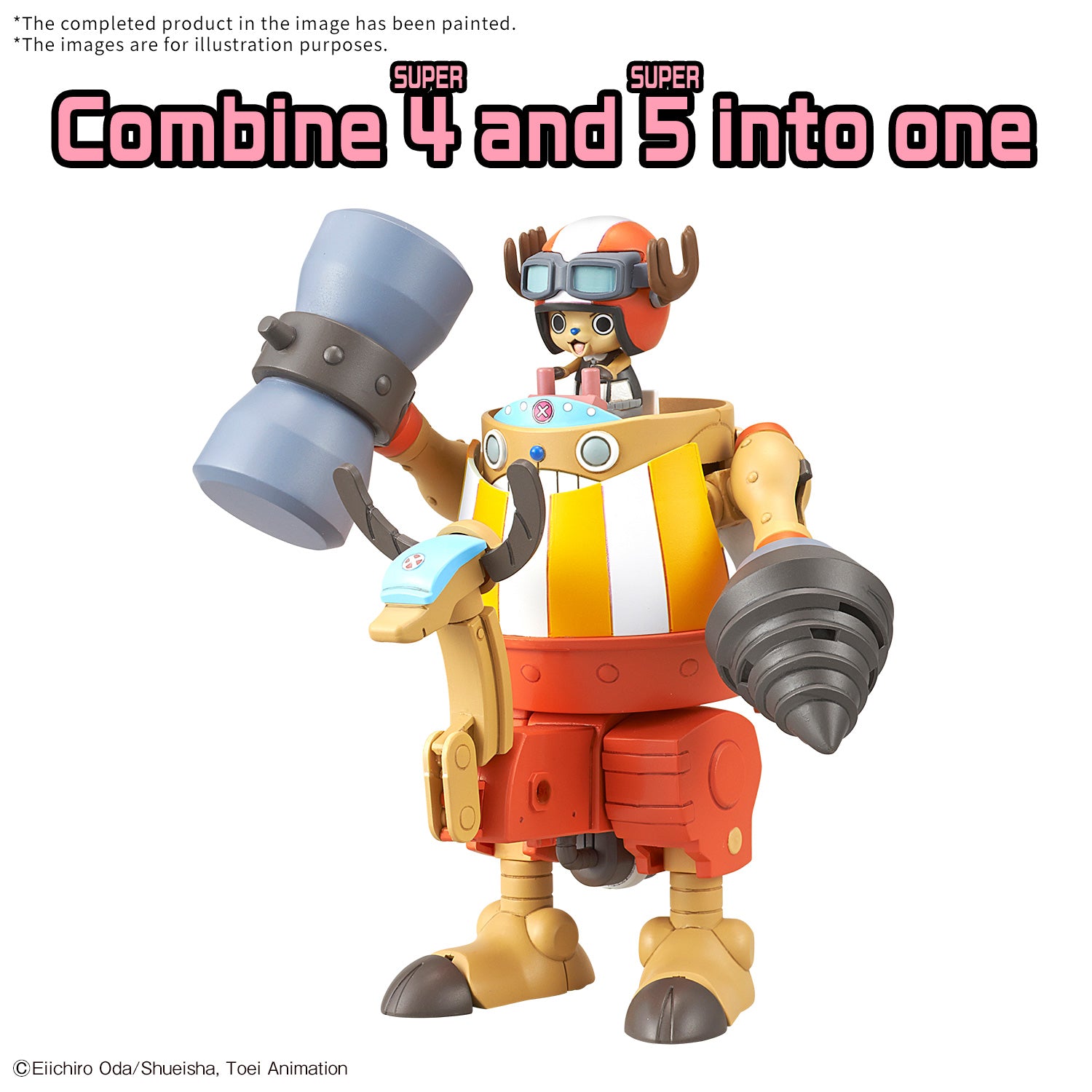 One Piece Chopper Robo 04 Kung Fu Tracer & 05 Walk Hopper Model Kit Set