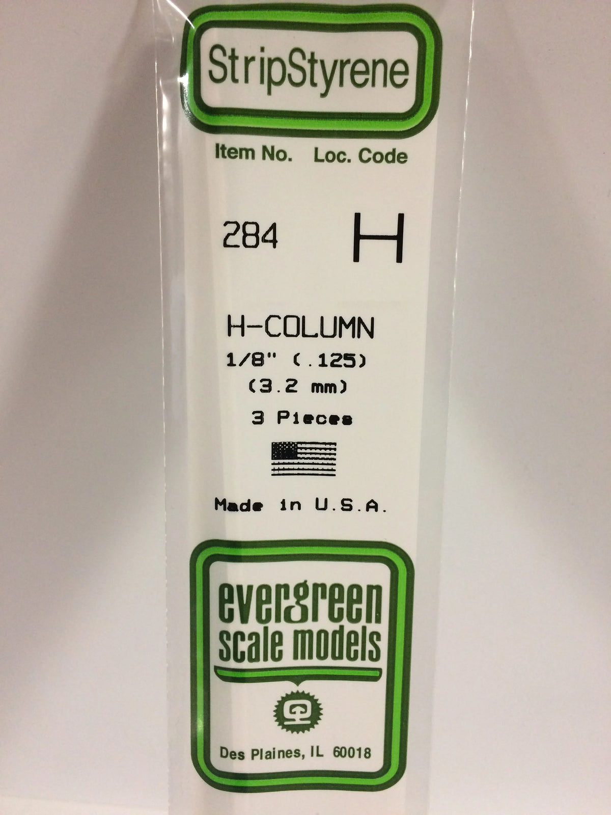 .125 H Column 1/8