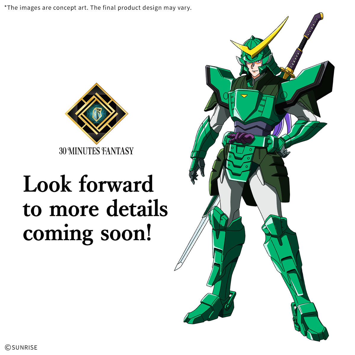 Yoroi Shin Den Samurai Troopers 30 Minutes Fantasy Shion of the Light Model Kit