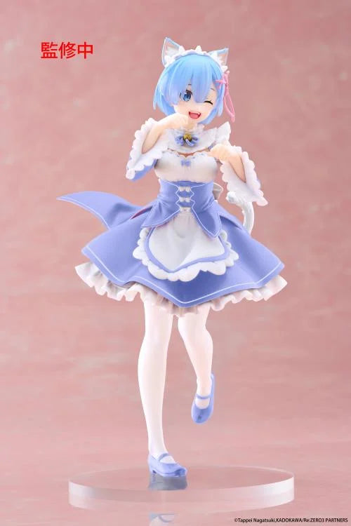 Re Zero Starting Life in Another World Rem (Cat Maid Ver.) Coreful Figure (Renewal Edition)