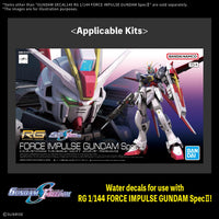 Gundam Decal 145 RG 1/144 Force Impulse Gundam Spec II