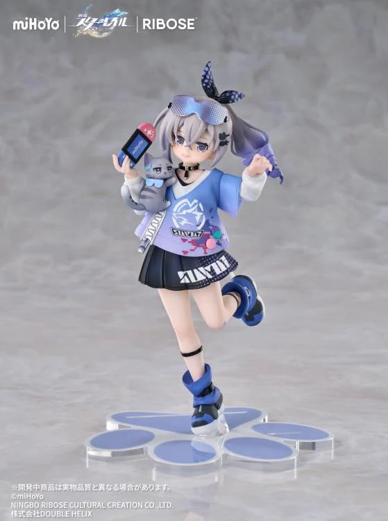 Honkai Star Rail Rise Up+ Chibi Cat Series Silver Wolf Figure