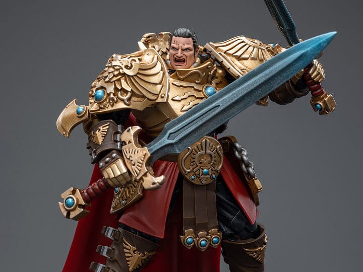 JOYTOY 1/18 Warhammer 40K Adeptus Custodes Guardia Con Lancia Guardiana - Action Figure 12,6 Cm
