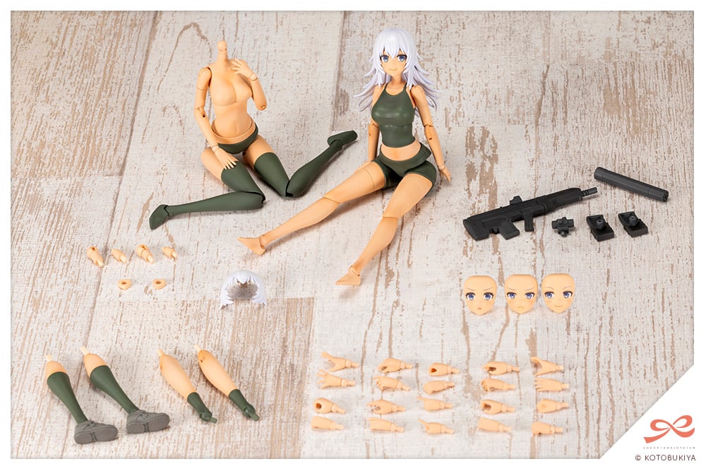 Sousai Shoujo Teien Training Wolf 1/10 Scale Model Kit