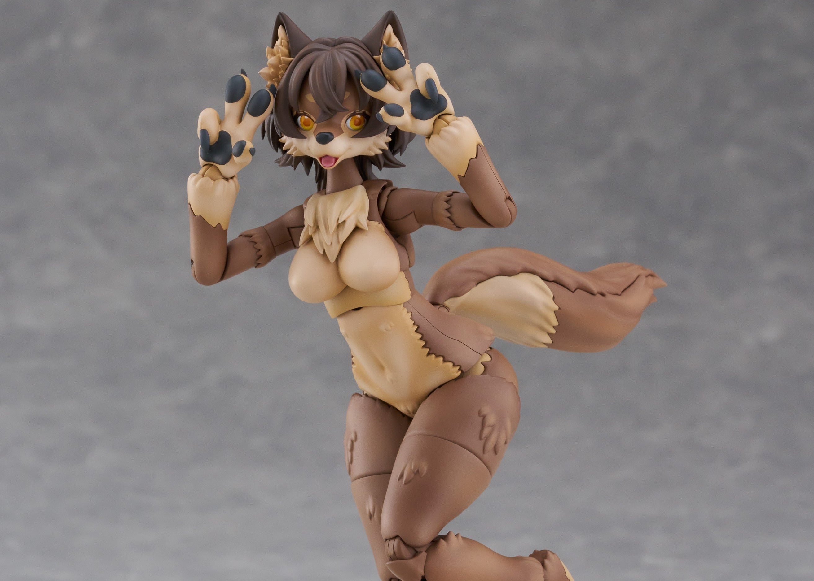 Aoshima Kemopla #KP-02R, Japanese Wolf