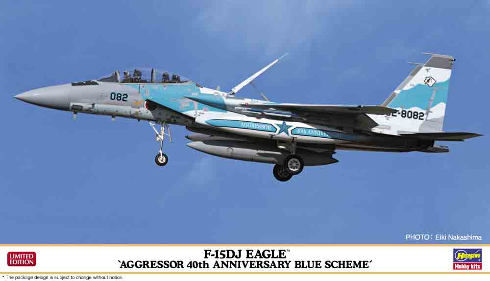 Hasegawa 1/72 F-15DJ Eagle "Aggressor 40th Anniversary Blue Scheme"