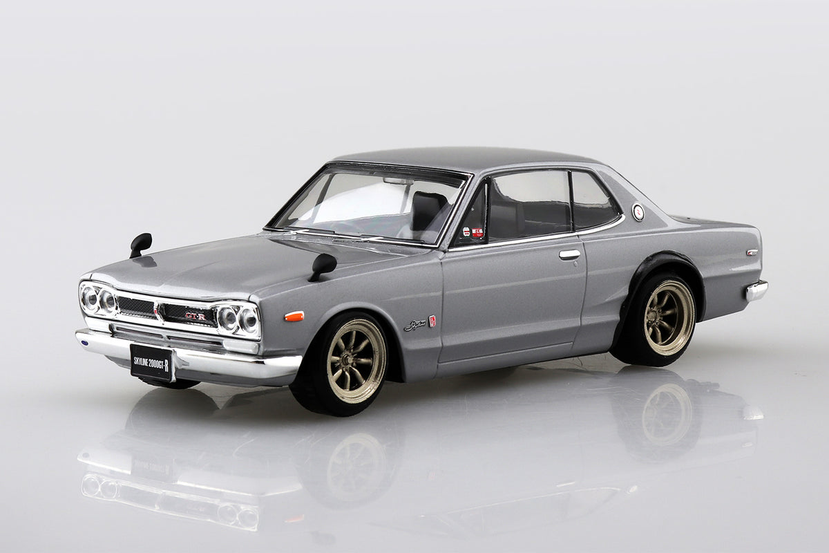 Aoshima 1/32 SNAP KIT#16CU-SV Nissan C10 Skyline 2000GT-R Custom Wheel (Silver)