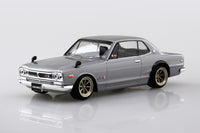Aoshima 1/32 SNAP KIT#16CU-SV Nissan C10 Skyline 2000GT-R Custom Wheel (Silver)