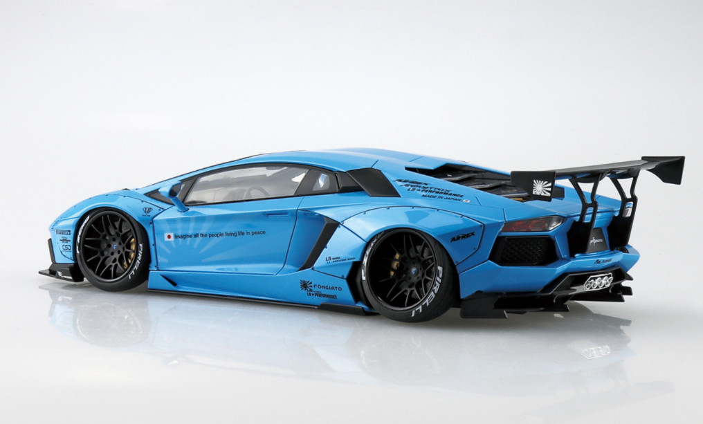 Aoshima 1/24 LB-Works Lamborghini Aventador Ver.1