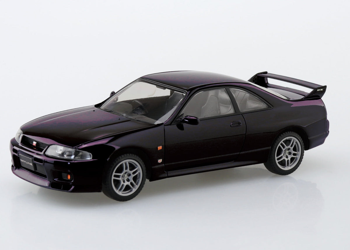 Aoshima 1/32 SNAP KIT #21-MP Nissan R33 Skyline GT-R (Midnight Purple)