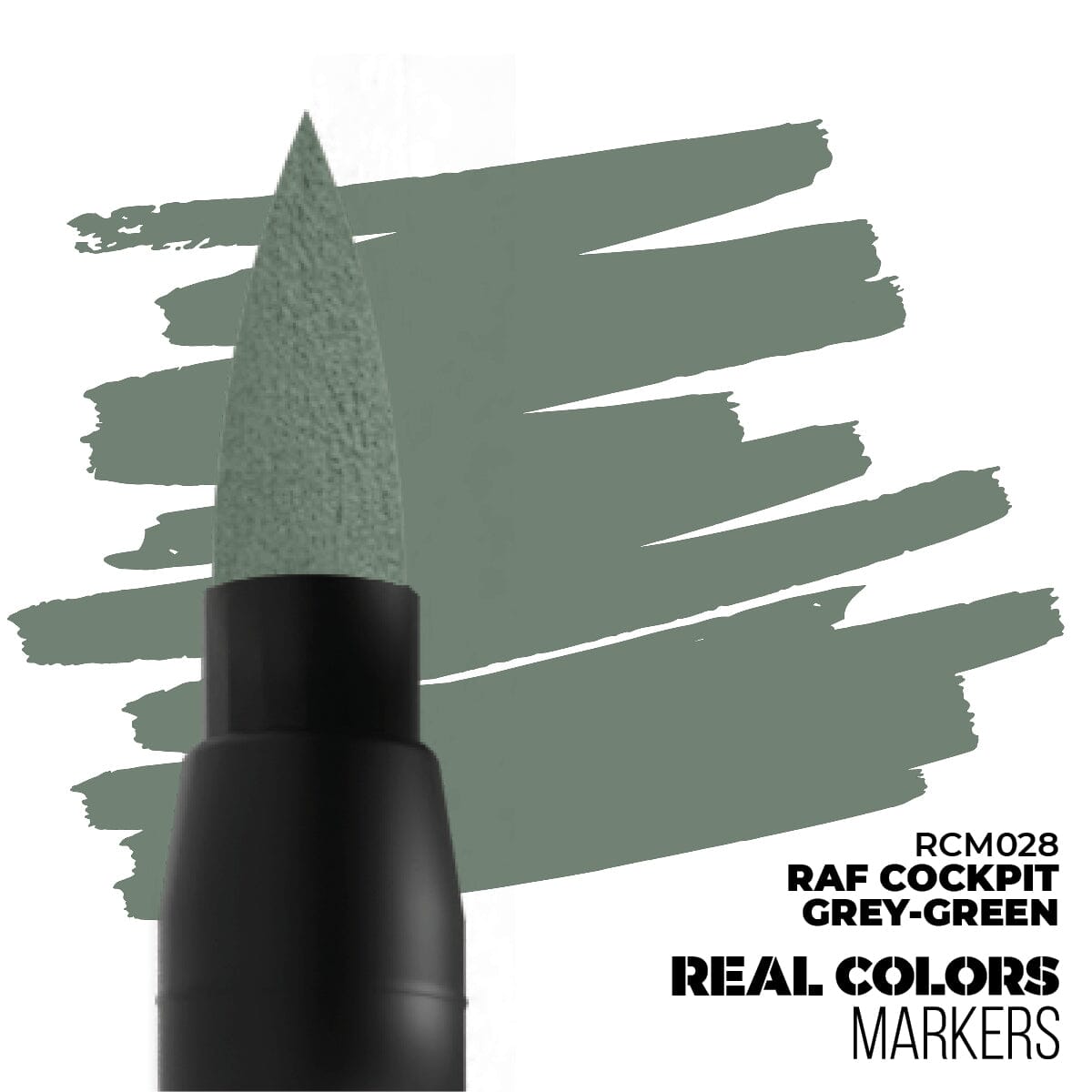AK Interactive Real Colors Marker RAF Cockpit Grey-Green Acrylic Paint
