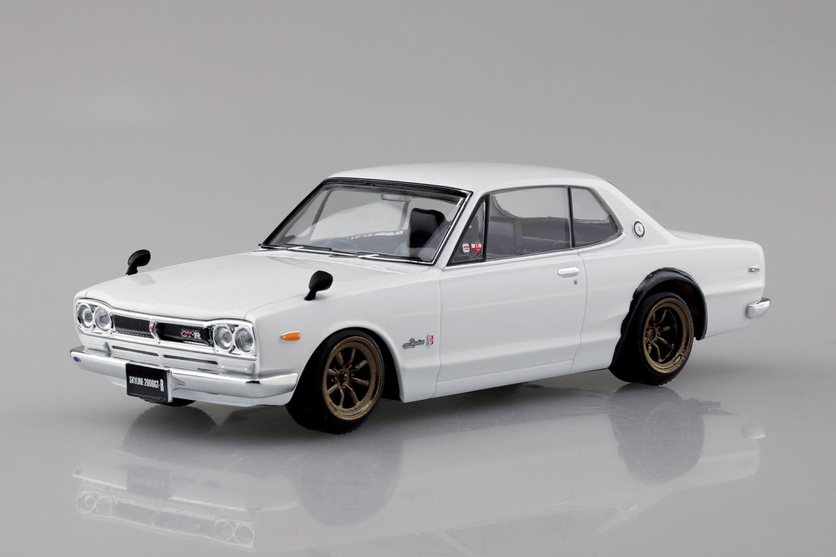 Aoshima 1/32 SNAP KIT#16CU-WH Nissan C10 Skyline 2000GT-R Custom Wheel (White)