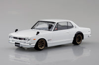Aoshima 1/32 SNAP KIT#16CU-WH Nissan C10 Skyline 2000GT-R Custom Wheel (White)