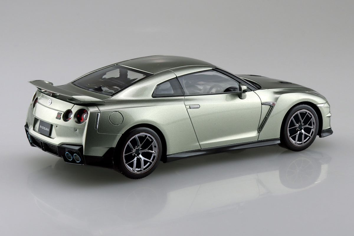 Aoshima 1/32 SNAP KIT #03CU-MJ Nissan R35 GT-R 2024 Custom Wheel (Millennium Jade)