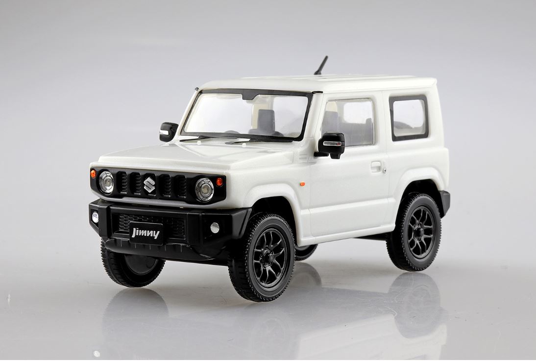 Aoshima 1/32 SNAP KIT #08-E Suzuki Jimny (Pure White Pearl)