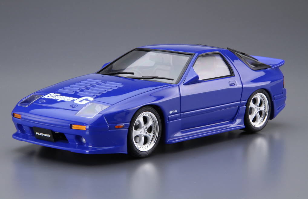 【希少】1/43 RX-7 FC3S RE Amemiya RE雨宮 イグニッションモデル 1/43 マツダ RX-7 FC3S RE雨宮 ブルー IG2139