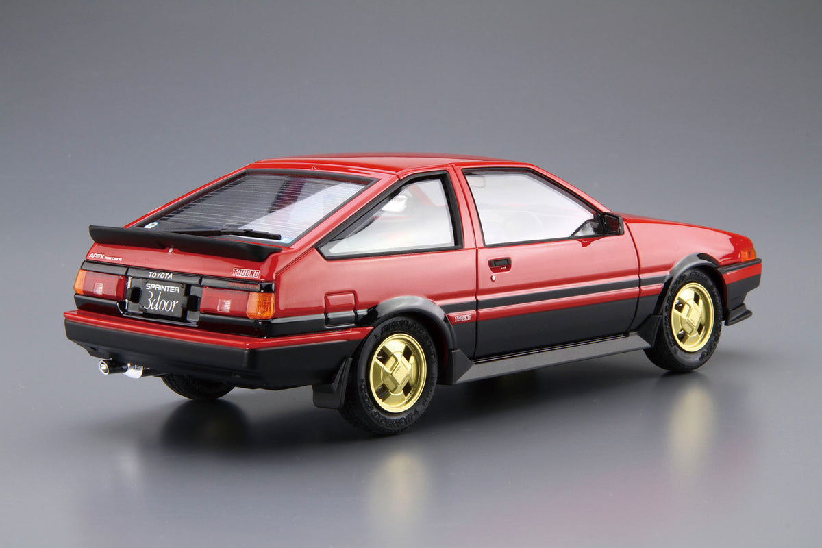 Aoshima 1/24 Model Car #86 Toyota AE86 Sprinter Trueno GT-APEX '84