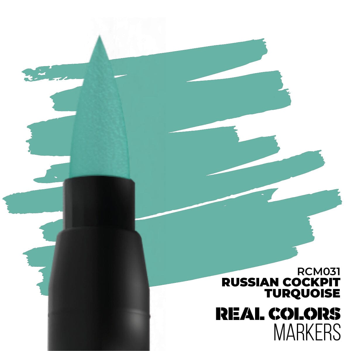 AK Interactive Real Colors Marker Russian Cockpit Turquoise Acrylic Paint