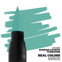 AK Interactive Real Colors Marker Russian Cockpit Turquoise Acrylic Paint