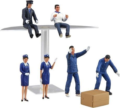 Fujimi Bus Guide & Bus Driver / Track Driver & Worker Figure Set (1/32)